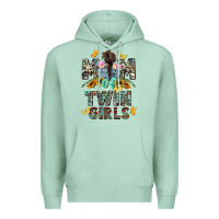 Seafoam mom of twin girls mother's day Premium Hoodie - CowGirlArtShop
