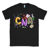 Black cna mardi gras Classic Tee - MaliasSmallBusiness