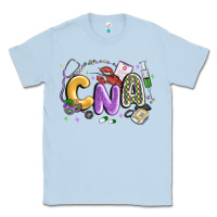Dusty Blue cna mardi gras Classic Tee - MaliasSmallBusiness