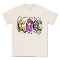 Natural cna mardi gras Classic Tee - MaliasSmallBusiness