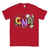 Red cna mardi gras Classic Tee - MaliasSmallBusiness