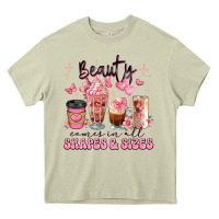 Beauty Comes In All Shapes And Sizes Coffee Cups Heavy Core Tee | Teevron