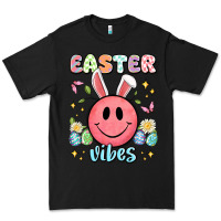 Black easter vibes smiley face Premium Tee - Artiststas