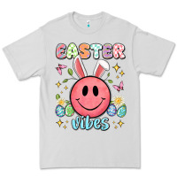 Dove Grey easter vibes smiley face Premium Tee - Artiststas