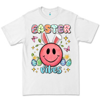 White easter vibes smiley face Premium Tee - Artiststas