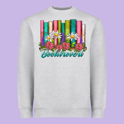 Booktrovert Heavyweight Sweatshirt Designed By Nancycooperartshop
