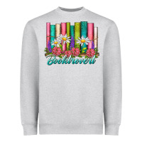 Heather Grey booktrovert Heavyweight Sweatshirt - NancyCooperArtShop