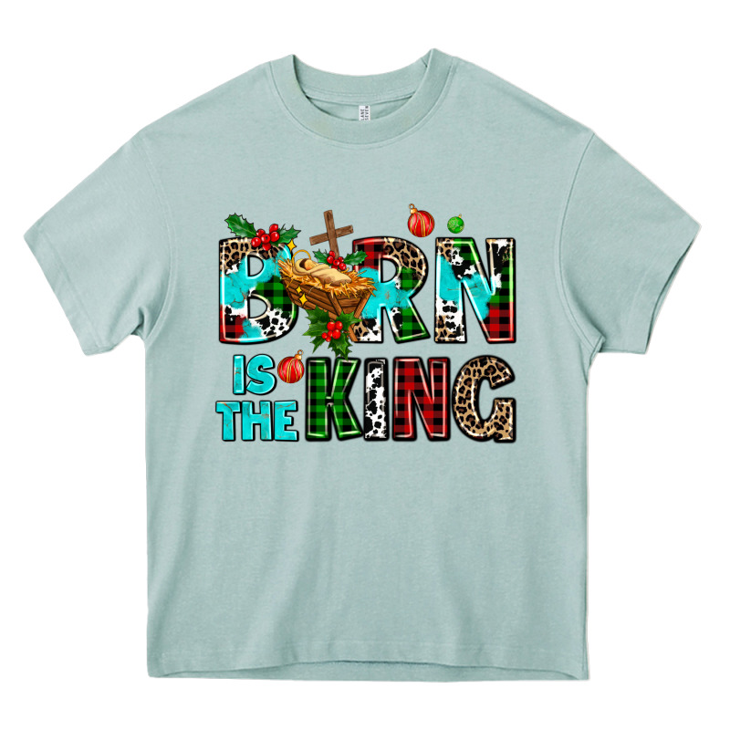 Born Is The King Heavy Core Tee by AdoDesignShop | Teevron