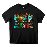 Black born is the king Heavy Core Tee - AdoDesignShop