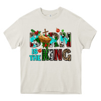 Cream born is the king Heavy Core Tee - AdoDesignShop