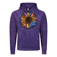 Cloud Purple Patriotic Sunflower Vintage Hoodie - Jasminsmagicworld