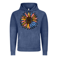 Vintage Denim Patriotic Sunflower Vintage Hoodie - Jasminsmagicworld