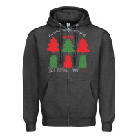 Charcoal Heather All Want For Christmas is You Just Kidding I Want Cats Zipper Hoodie - Bettercallsaul