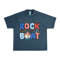 Midnight Navy were just here to rock the boat Urban Heavy Tee - MaliasSmallBusiness