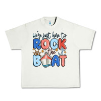 Pistachio were just here to rock the boat Urban Heavy Tee - MaliasSmallBusiness