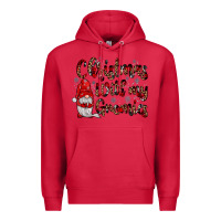 Cardinal christmas with my gnomies Premium Hoodie - JahusDesignShop