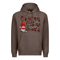 Coffee christmas with my gnomies Premium Hoodie - JahusDesignShop