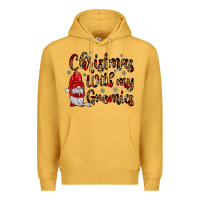 Mustard christmas with my gnomies Premium Hoodie - JahusDesignShop
