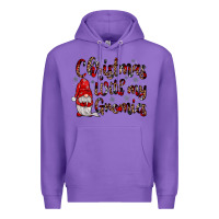 Purple christmas with my gnomies Premium Hoodie - JahusDesignShop