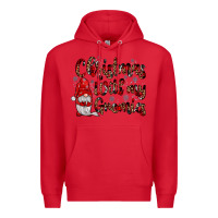 Red christmas with my gnomies Premium Hoodie - JahusDesignShop