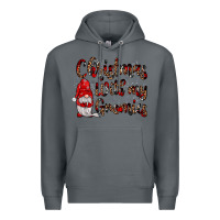 Rock christmas with my gnomies Premium Hoodie - JahusDesignShop