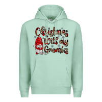 Seafoam christmas with my gnomies Premium Hoodie - JahusDesignShop
