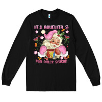 Black its abuelita and pan dulce season mexican santa Long Sleeve Tee - MaliasSmallBusiness