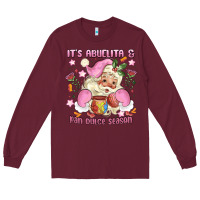 Burgundy its abuelita and pan dulce season mexican santa Long Sleeve Tee - MaliasSmallBusiness