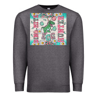Charcoal Heather dino mite egg hunter Premium Sweatshirt - TumblerDesignByShophia
