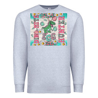 Heather Grey dino mite egg hunter Premium Sweatshirt - TumblerDesignByShophia