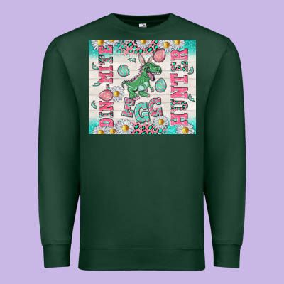 Dino Mite Egg Hunter Premium Sweatshirt Designed By Tumblerdesignbyshophia