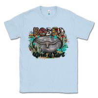 Dusty Blue rodeo kind of girl Classic Tee - MaliasSmallBusiness