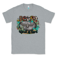 Heather Grey rodeo kind of girl Classic Tee - MaliasSmallBusiness