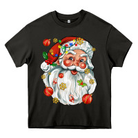 Asphalt santa with little christmas Heavy Core Tee - AdoDesignShop