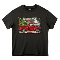 Asphalt christmas truck Heavy Core Tee - BarkalooDesign