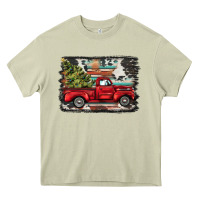 Mossy christmas truck Heavy Core Tee - BarkalooDesign