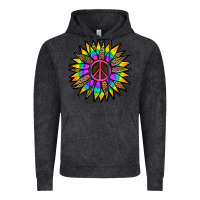 Vintage Black Peace Hippie Sunflower Vintage Hoodie - Jasminsmagicworld