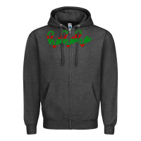 Charcoal Heather Christmas Ho Ho Ho Zipper Hoodie - Bettercallsaul