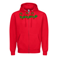 Red Christmas Ho Ho Ho Zipper Hoodie - Bettercallsaul