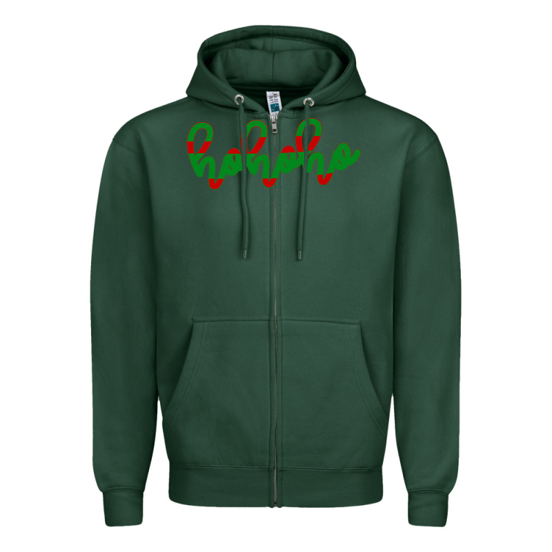 Christmas Ho Ho Ho Zipper Hoodie by Bettercallsaul | Teevron