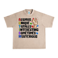 French Oak always unique autism Urban Heavy Tee - MaliasSmallBusiness