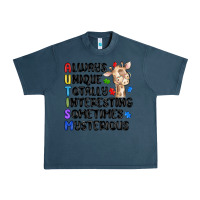 Midnight Navy always unique autism Urban Heavy Tee - MaliasSmallBusiness