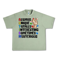 Oil Green always unique autism Urban Heavy Tee - MaliasSmallBusiness