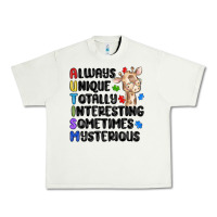 Pistachio always unique autism Urban Heavy Tee - MaliasSmallBusiness