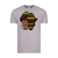 Black Woman Africa Silhouette Vintage Tee | Teevron