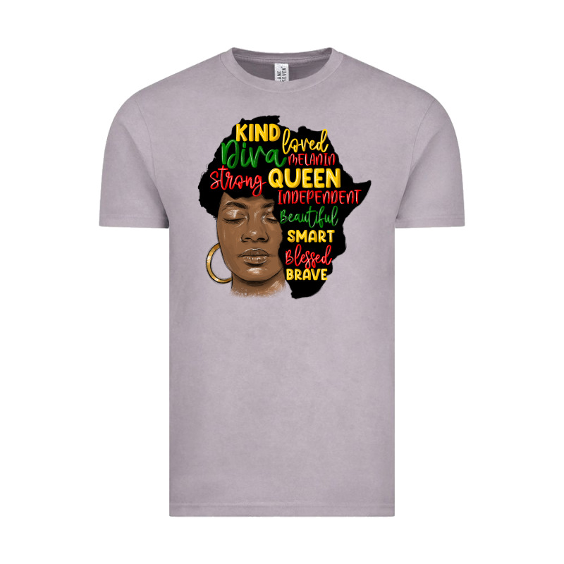 Black Woman Africa Silhouette Vintage Tee by MaliasSmallBusiness | Teevron