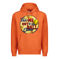 Carrot take me out to the ball game softball Premium Hoodie - CowGirlArtShop