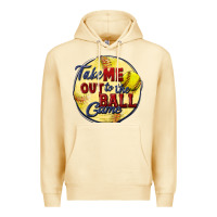Pina Colada take me out to the ball game softball Premium Hoodie - CowGirlArtShop