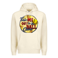 Sandshell take me out to the ball game softball Premium Hoodie - CowGirlArtShop