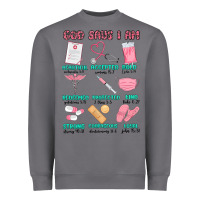 God Says I Am Nurse Heavyweight Sweatshirt | Teevron